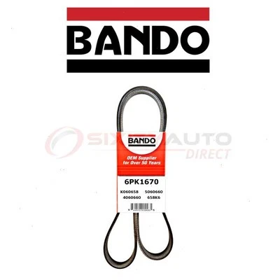 Bando Main Drive Serpentine Belt for 2004-2007 Ford E-350 Super Duty 6.0L V8 iu Foto 1 de 4