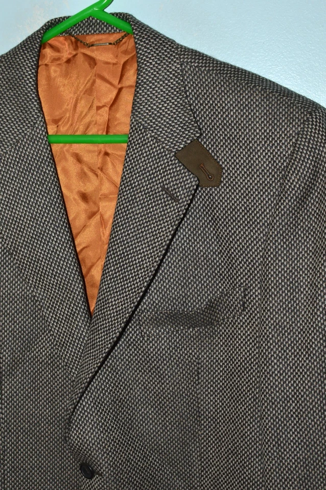 NUEVA EU 54L US 44L SORRANI Lanificio Barberossa Tweed Hacking Chaqueta de Caza Blazer Foto 1 de 4