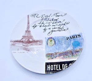 The Eiffel Tower Decorative Plate by Rosanna Made in Italy - Picture 1 of 3