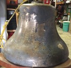 US NAVY ships Bell ~125lbs Solid Brass Ex Cond! Greenberg San Francisco CA USS