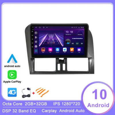 9" Android 12 Car Stereo Radio for Volvo XC60 2009~12 GPS NAVI Carplay DSP BT Foto 1 de 4