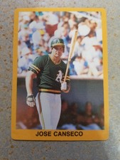 Jose Canseco Oakland Athletics 1989 Golden Superstars #6 VG