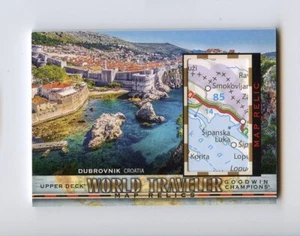 2019 UPPER DECK GOODWIN WORLD TRAVELER MAP #WT-175 DUBROVNIK CROAZIA *69663 - Foto 1 di 1