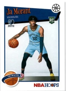 NBA Hoops 2019-20 Ja Morant RC #297 Rookie Grizzlies come nuovo - Foto 1 di 2