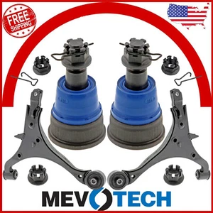 Front Control Arm with Lower Ball Joint 4PCS Set Mevotech For 02-06 Honda CR-V - Picture 1 of 3