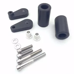Totalmente nuevo Kawasaki Ninja ZX10R Marco Protector contra Caídas Ajuste 2004-2005 Negro - Imagen 1 de 4