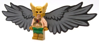 Официальные детали LEGO® HAWKMAN с напечатанной на заказ головой, руками и крыльями СЕРЫЕ КРЫЛЬЯ - Изображение 1 из 3