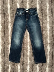 Pantalones de mezclilla bordados Christian Audigier para niños y niños talla 6 - Imagen 1 de 5