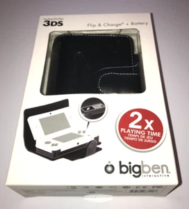 Flip And Charge Case+Battery Integrated Nintendo 3DS Stiletto New W/Case. - Picture 1 of 17