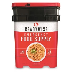 READYWISE - Emergency Food Supply Bucket, 120 Servings, MRE Meal Food Supply, - Picture 1 of 9