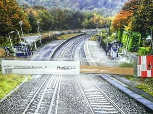 Auhagen 44 563 -  N - 8 Stk. Korkgleisbettung je 50 cm - unbenutzt/OVP - #8563 - Imagen 1 de 3