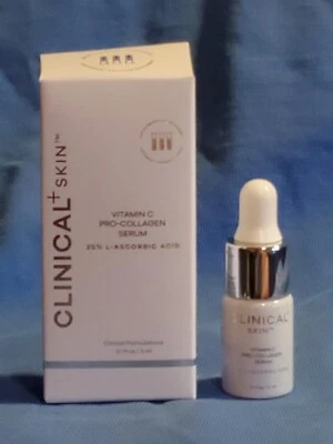 AUTHENTIC Clinical Skin Vitamin C Pro-Collagen Serum *NEW* NIB .1 oz Clinical+ - Image 1 of 3