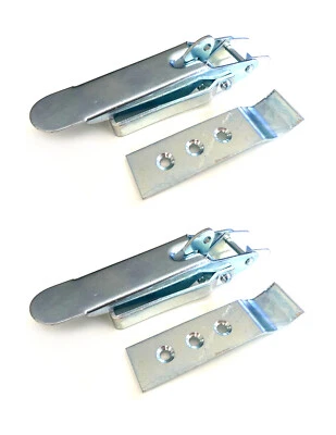 2x Exzenterverschluss Bordwandverschluss Hebelverschluss mit Haken PKW Anhänger - Bild 1 von 4