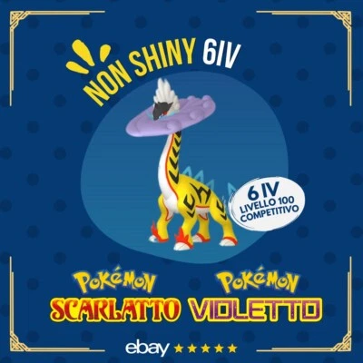 Furiatonante Non Shiny 6 IV Competitivo Custom Pokémon Scarlatto Violetto 🟠🟣 - Immagine 1 di 4