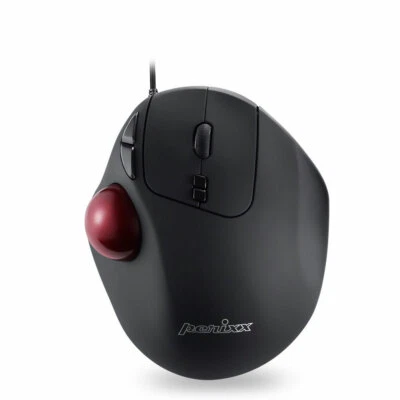 Perixx PERIMICE-517 Ergonomische Trackball Maus USB-Kabel schwarz - Bild 1 von 2