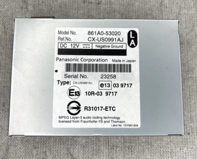 Control de interfaz multimedia Lexus IS250 IS350 2009-2015 ECU OEM 861A0-53020 Foto 1 de 4