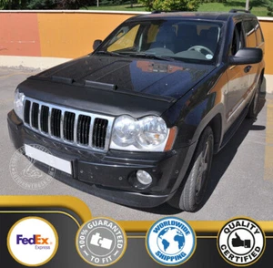 Car Bonnet Hood Bra For JEEP Grand Cherokee WK 2005 2006 2007 2008 2009 2010 - Picture 1 of 21