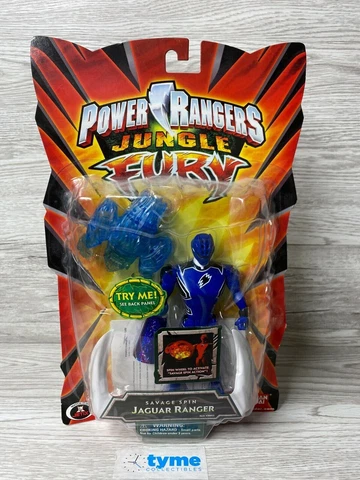 Power Rangers Jungle Fury Savage Spin Jaguar Ranger Action Figure Cover