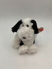 Ty Attic Treasures MUGGY Black White Spots Puppy Dog Stuffed Plush 2017 NEW TAGS