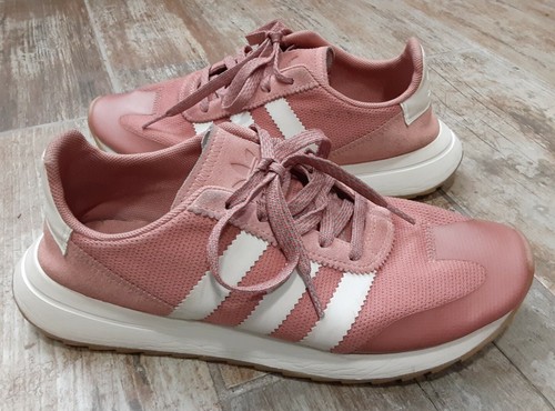 Sneakers da corsa Adidas taglia 8 5 flashback rosa salmone scarpe casual
