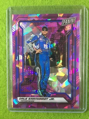 DALE EARNHARDT JR CARD NASCAR #8 PRIZM CRACKED ICE #/99 2019 Panini National VIP - Image 1 of 4
