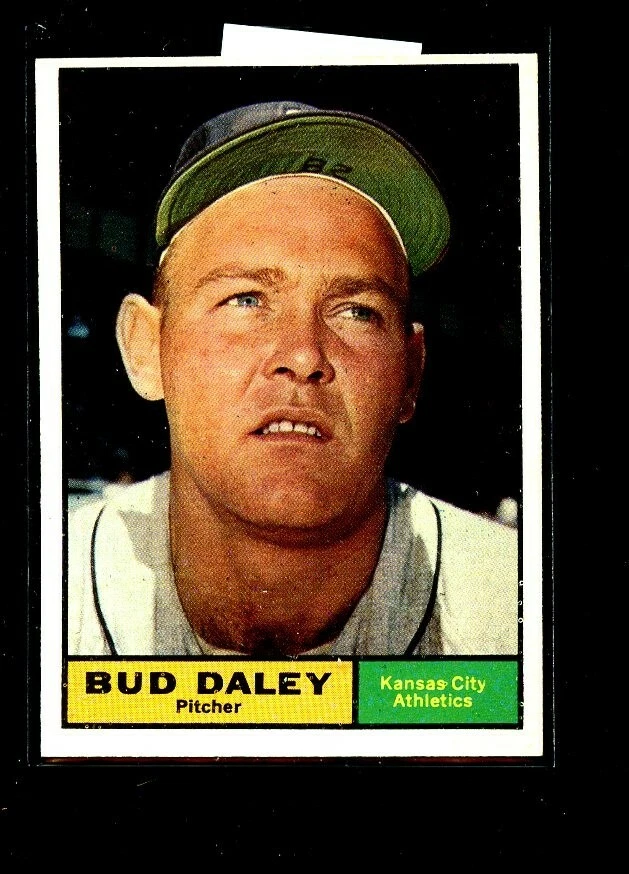 1961 TOPPS #422 BUD DALEY K.C.A'S EXMINT E01979 - Image 1 of 1