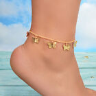Gold Colour Butterfly Charm Anklet Women Holiday Beach Boho Foot Chain Jewellery