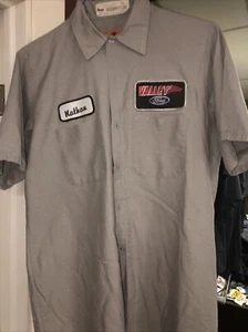 Vintage 90s Ford Mechanic  Auto Shop Men's M-SS Medium Short Sleeve - Picture 1 of 4