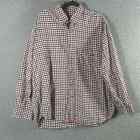 Browning Mens Shirt XL Red Gingham Long Sleeves Button Down Casual Office Work
