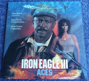 IRON EAGLE III - ACES ~ LASERDISC 1992 ~ EX/EX ~ RACHEL MCLISH SONNY CHIBA - Picture 1 of 4