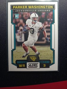 2023 Score Football #361 Parker Washington (RC) Jacksonville Jaguars
