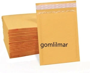 #0 6.5x 10" kraft gold Bubble Envelopes Mailers Bags Padded shipping envelopes - Picture 1 of 5