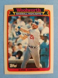 Kirk Gibson Los Angeles Dodgers 1989 Topps Woolworths Store #2 Baseballkarte  - Bild 1 von 2