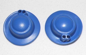 15477, 2x Hut, Federhut (mit 2 Löcher), blassblau - Bild 1 von 1