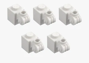 5 New LEGO White 1x1 Modified Brick with Scroll 20310 decorative building accent - Picture 1 of 6