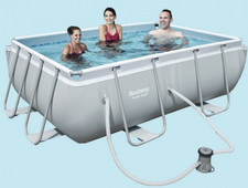 PISCINE FUORI TERRA PISCINA RETTANGOLARE BESTWAY 282X196X84H - 56629