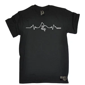 Adrenaline Addict Climbing Heartbeat Pulse T-SHIRT Rock Funny Gift Birthday - Picture 1 of 9