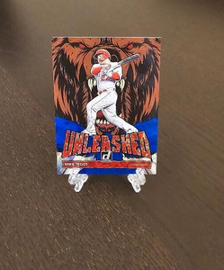 2022 Donruss Mike Trout Unleashed Card Blue Los Angeles Angels 106/249