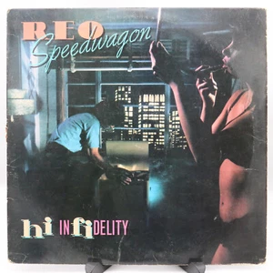 REO SPEEDWAGON ~ HI INFIDELITY {1980 ROCK}  / CBS EPIC # EF 36844 LP with Insert - Picture 1 of 20