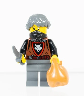 LEGO Castle PAB/BAM Wolfpack Soldier/Thief Minifigure. New + Fast Shipping - Image 1 of 4