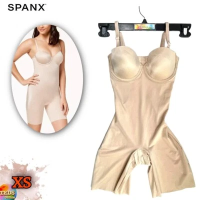 Новый с ярлыками SPANX женщин XS костюм ваш карнавальный без бретелек чашечки середины бедра боди 10156R - Изображение 1 из 4