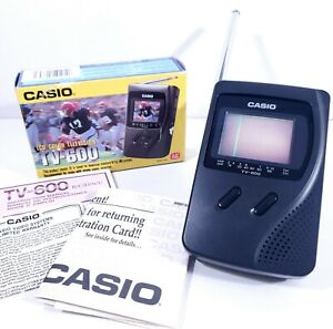 Casio TV-600 Portable LCD Color Television TV 2.2" Screen Model B