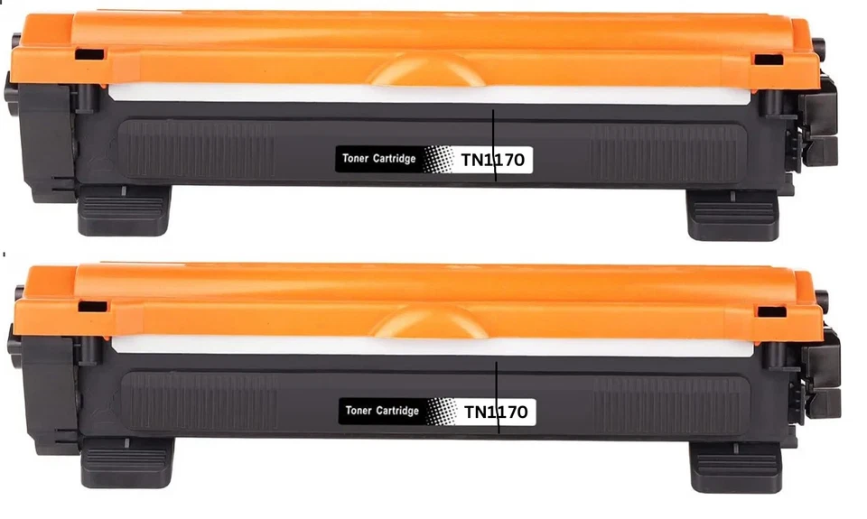 Generic TN1170 Toner Cartridges, Twin Pack, for Brother DCP-L1630W HL-L1230W - Image 1 of 1
