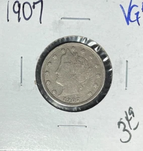1907 Liberty V níquel ~en muy buen estado + ~bonita moneda~ - Imagen 1 de 2