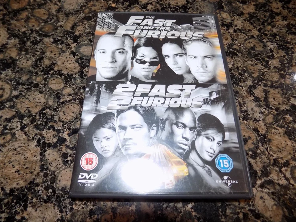 THE FAST AND THE FURIOUS & 2 FAST 2 FURIOUS DVD (2006) FREE SHIPPING - Image 1 of 1
