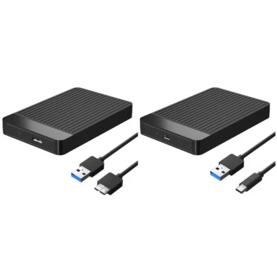 External Hard Drive Enclosure Adapter USB 3.0 Type C Hard Disk for Case Hou - Image 1 of 4