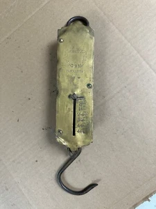 Vintage Frary's Improved Spring Balance 50 Pound Hanging Scale - Picture 1 of 10