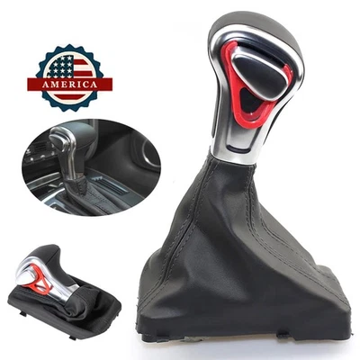 Palanca de cambios de 5 velocidades palanca polaina arranque apto para Audi A4 B8 2009-2015 Foto 1 de 4