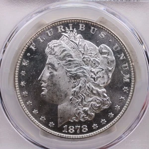 1878 8 T.F. Morgan Silver Dollar., PCGS MS-62., Store SALE #GDR0176. - Picture 1 of 3