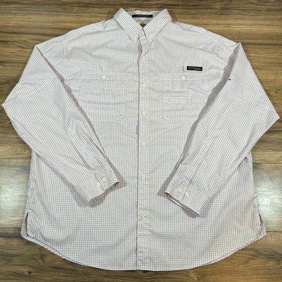 Columbia PFG Super Tamiami Para Hombres XL |Lavanda | Camisa de Pesca Manga Larga Ventilada Foto 1 de 4